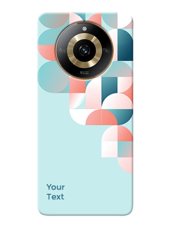 Custom Realme Narzo 60 5G Custom Phone Case with Stylish Semiwithcircle Pattern Design