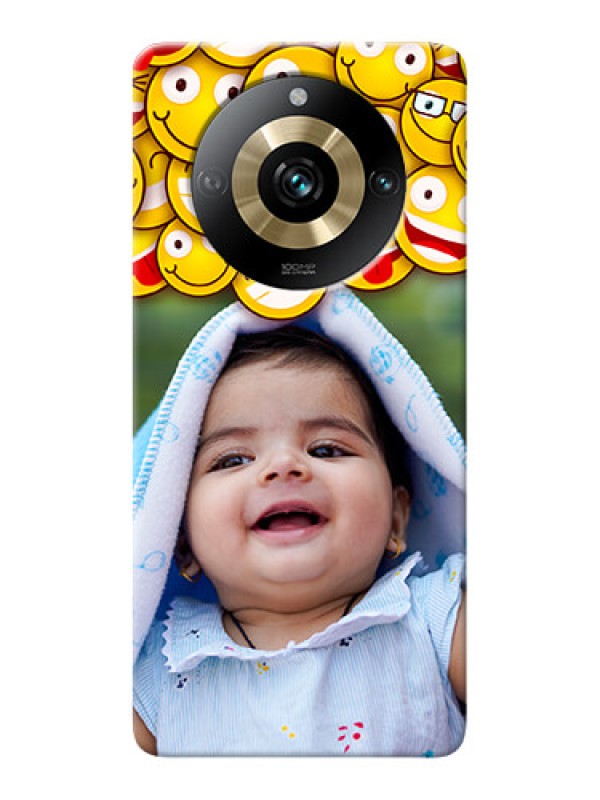Custom Narzo 60 Pro 5G Custom Phone Cases with Smiley Emoji Design