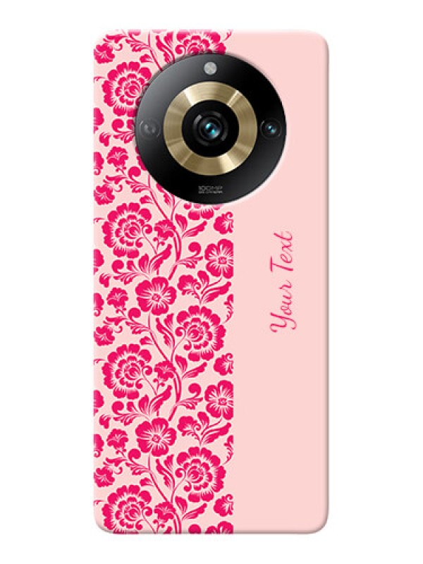 Custom Narzo 60 Pro 5G Custom Phone Case with Attractive Floral Pattern Design