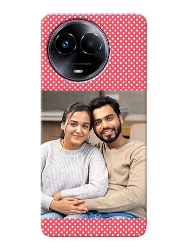 Custom Realme Narzo 60x 5G Custom Mobile Case with White Dotted Design