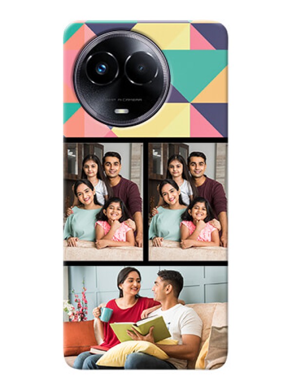 Custom Realme Narzo 60x 5G personalised phone covers: Bulk Pic Upload Design