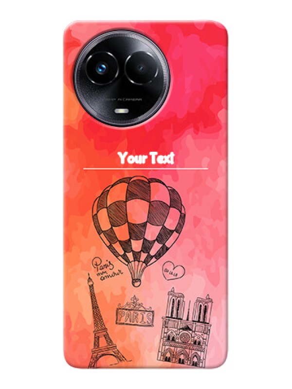 Custom Realme Narzo 60x 5G Personalized Mobile Covers: Paris Theme Design