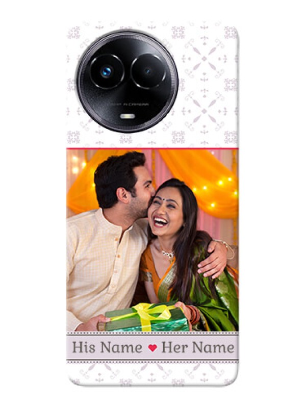 Custom Realme Narzo 60x 5G Phone Cases with Photo and Ethnic Design