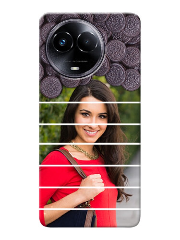 Custom Realme Narzo 60x 5G Custom Mobile Covers with Oreo Biscuit Design