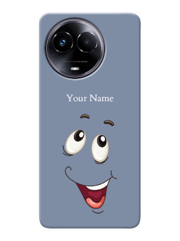 Custom Realme Narzo 60x 5G Photo Printing on Case with Laughing Cartoon Face Design