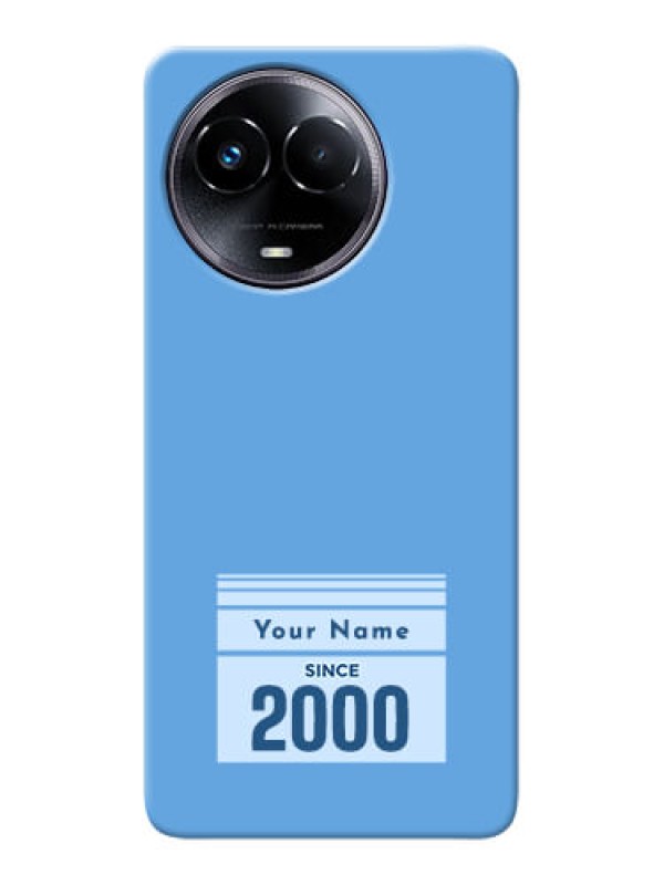 Custom Realme Narzo 60x 5G Custom Mobile Case with Custom Year of birth Design