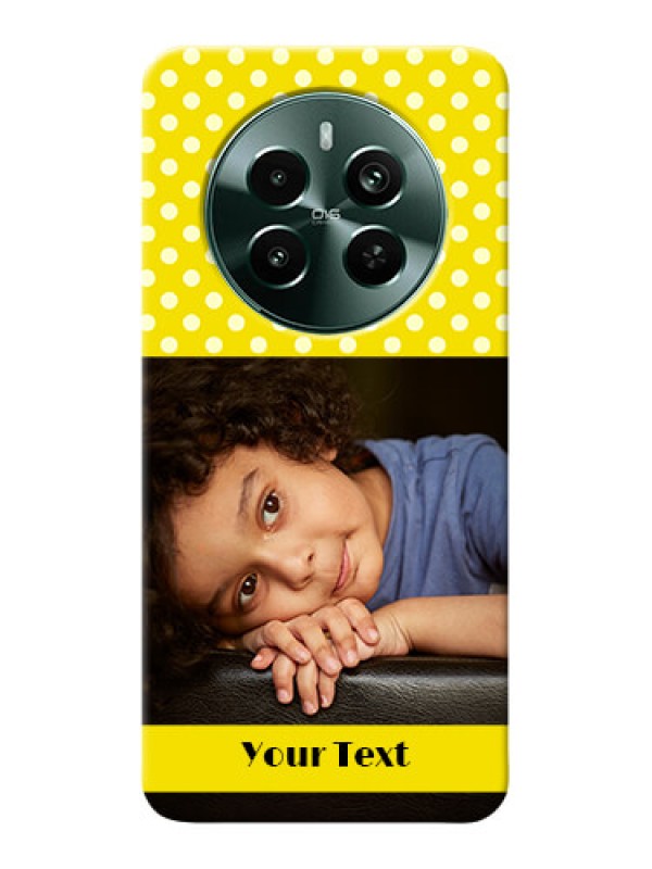 Custom Narzo 70 Pro 5G Custom Mobile Covers: Bright Yellow Case Design