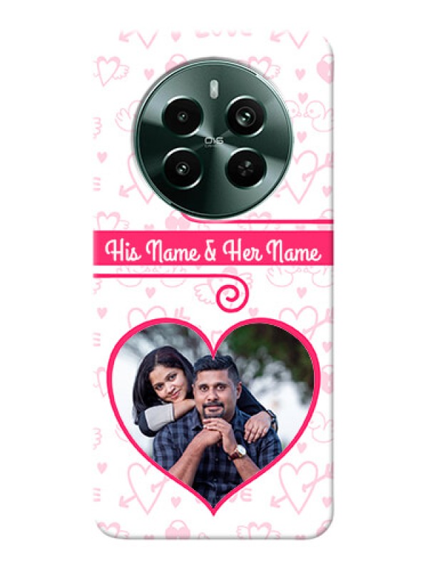 Custom Narzo 70 Pro 5G Personalized Phone Cases: Heart Shape Love Design