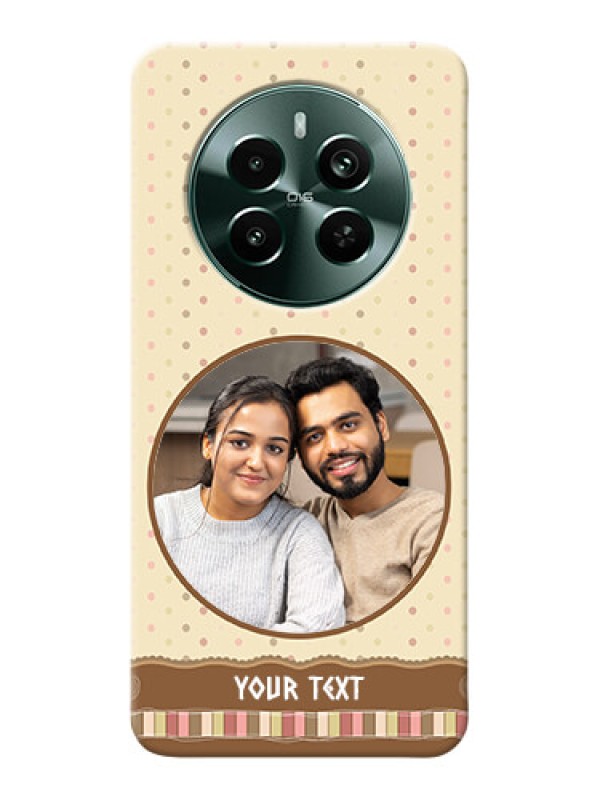 Custom Narzo 70 Pro 5G Mobile Cases: Brown Dotted Mobile Case Design