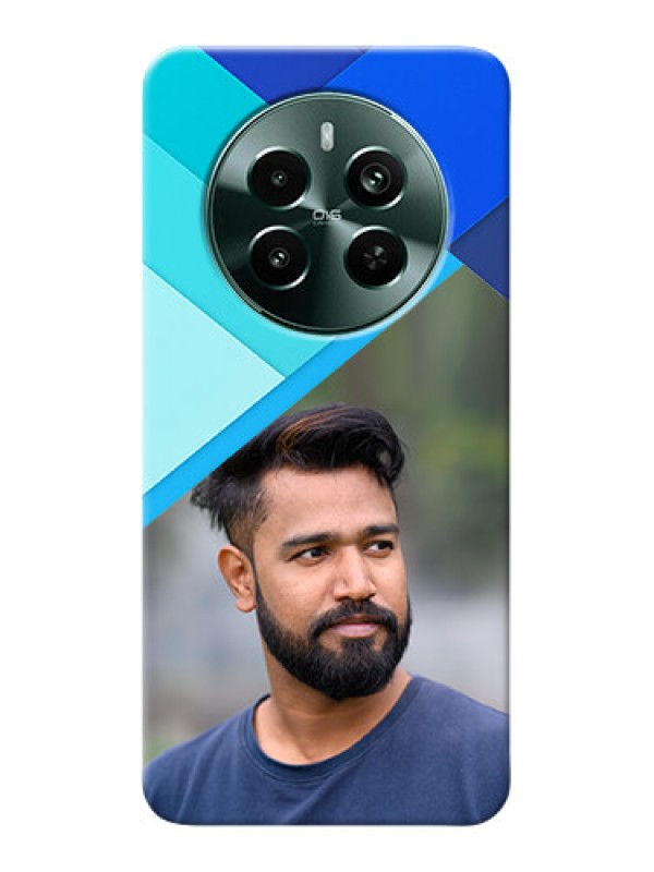Custom Narzo 70 Pro 5G Phone Cases Online: Blue Abstract Cover Design
