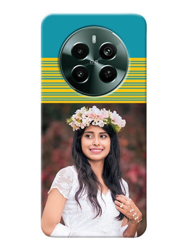 Custom Narzo 70 Pro 5G personalized phone covers: Yellow And Blue Design