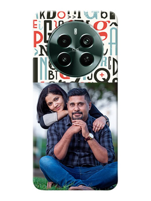 Custom Narzo 70 Pro 5G custom mobile phone covers: Alphabet Design