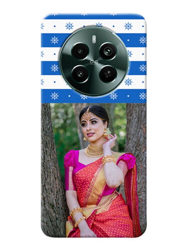 Custom Narzo 70 Pro 5G custom mobile covers: Snow Pattern Design