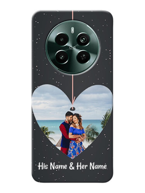 Custom Narzo 70 Pro 5G custom phone cases: Hanging Heart Design