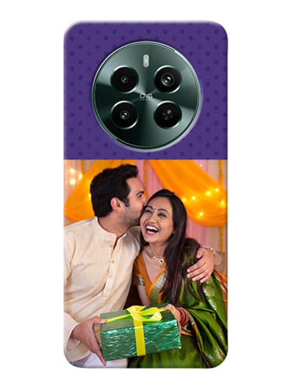 Custom Narzo 70 Pro 5G mobile phone cases: Violet Pattern Design