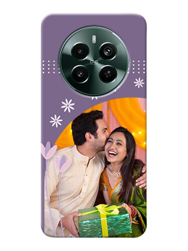 Custom Narzo 70 Pro 5G Phone covers for girls: lavender flowers design