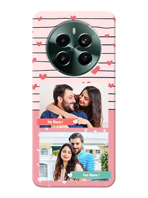 Custom Narzo 70 Pro 5G custom mobile covers: Photo with Heart Design