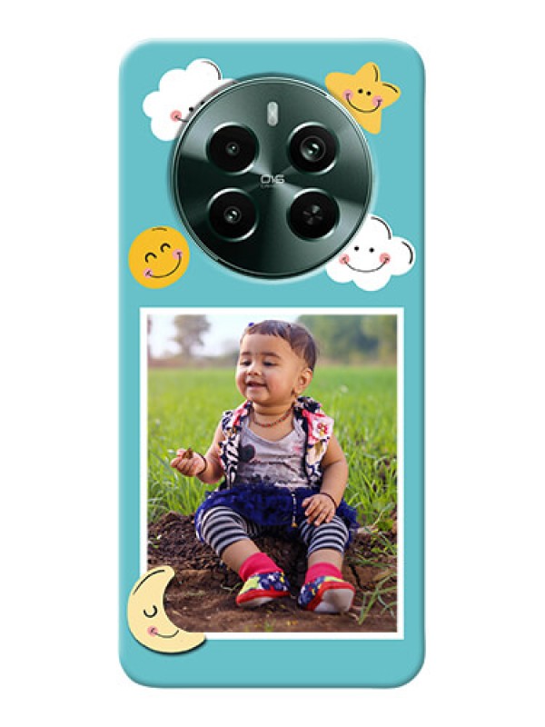 Custom Narzo 70 Pro 5G Personalised Phone Cases: Smiley Kids Stars Design