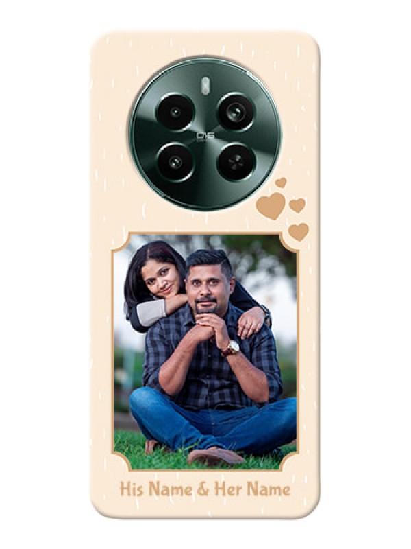 Custom Narzo 70 Pro 5G mobile phone cases with confetti love design