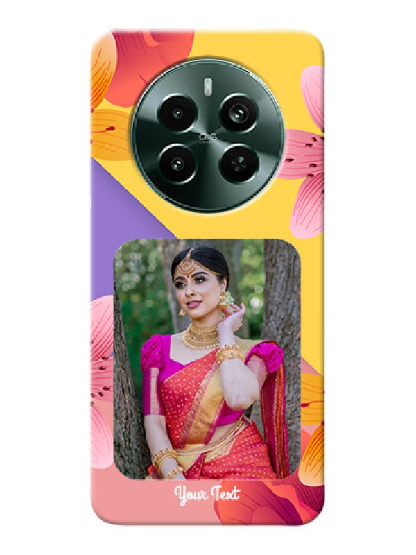 Custom Narzo 70 Pro 5G Mobile Covers: 3 Image With Vintage Floral Design