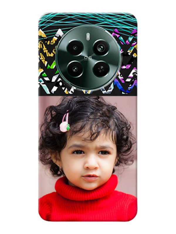 Custom Narzo 70 Pro 5G personalized phone covers: Neon Abstract Design