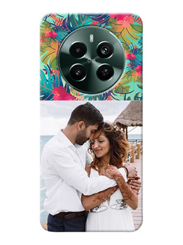 Custom Narzo 70 Pro 5G Personalized Phone Cases: Watercolor Floral Design