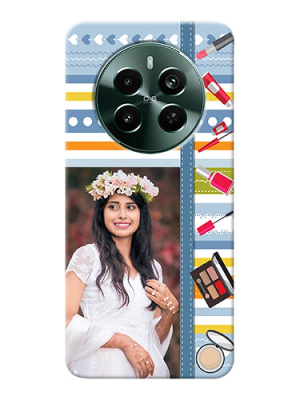 Custom Narzo 70 Pro 5G Personalized Mobile Cases: Makeup Icons Design