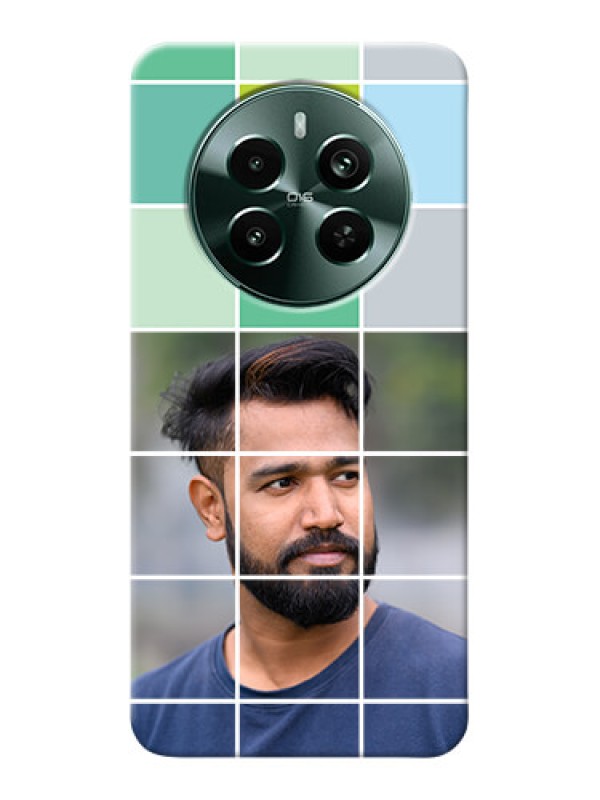 Custom Narzo 70 Pro 5G personalised phone covers with white box pattern