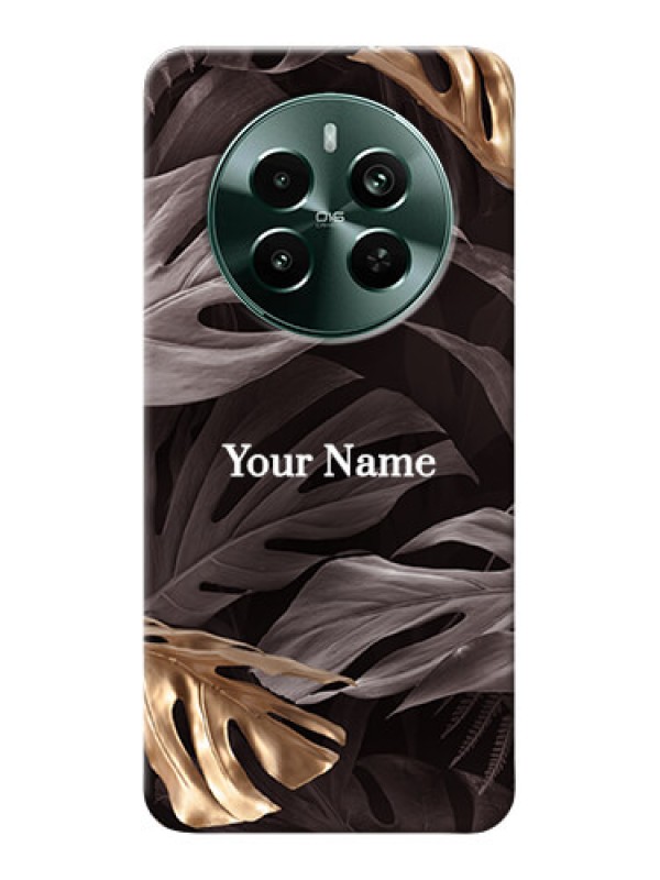 Custom Narzo 70 Pro 5G Personalised Phone Case with Wild Leaves digital paint Design