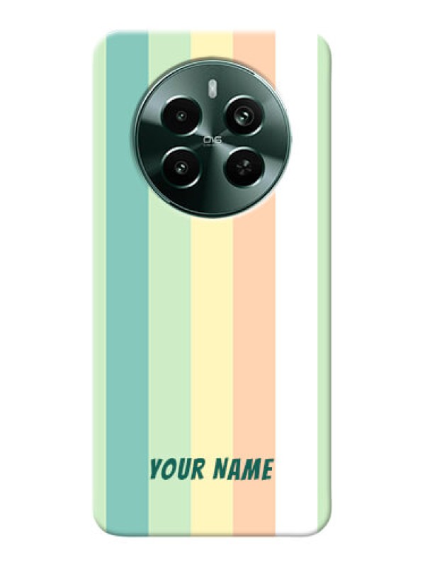 Custom Narzo 70 Pro 5G Photo Printing on Case with Multicolour Stripes Design