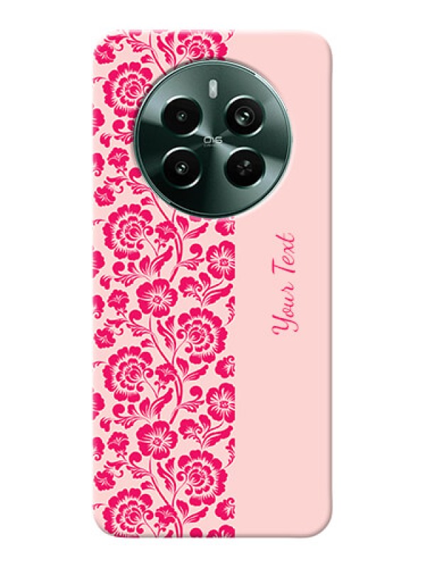 Custom Narzo 70 Pro 5G Custom Phone Case with Attractive Floral Pattern Design