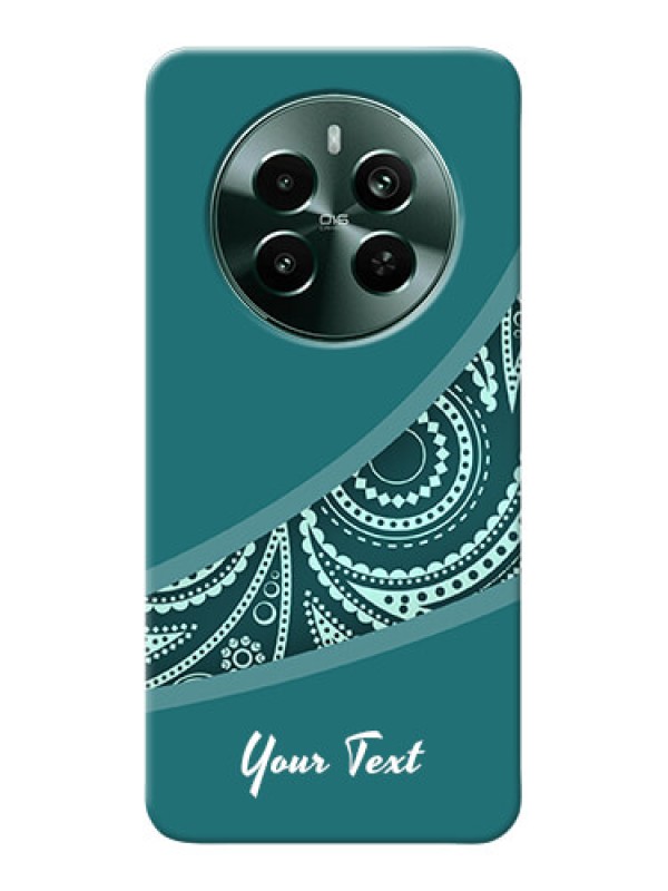 Custom Narzo 70 Pro 5G Photo Printing on Case with semi visible floral Design