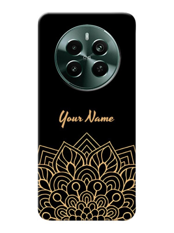 Custom Narzo 70 Pro 5G Custom Phone Case with Golden mandala Design