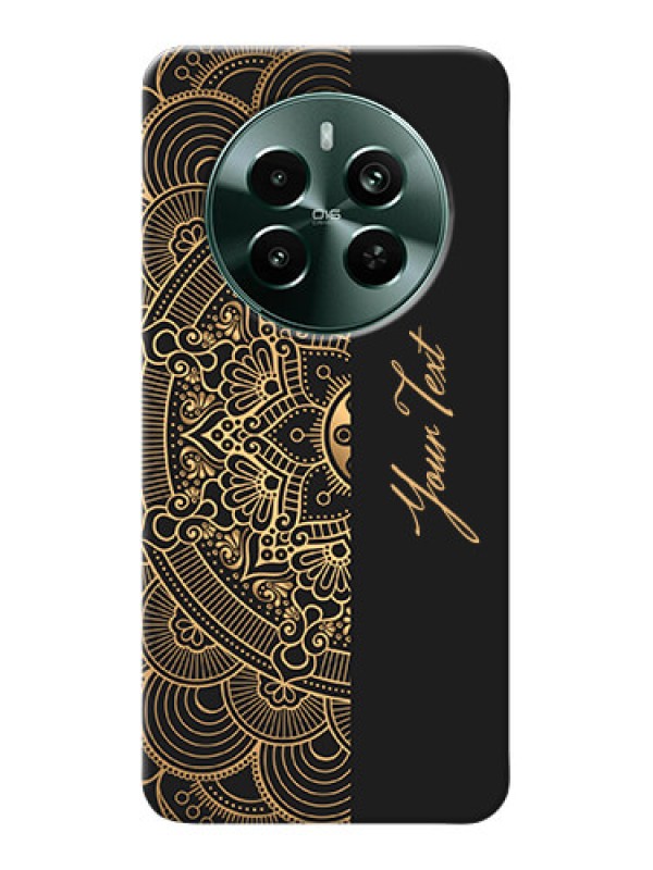 Custom Narzo 70 Pro 5G Photo Printing on Case with Mandala art with custom text Design