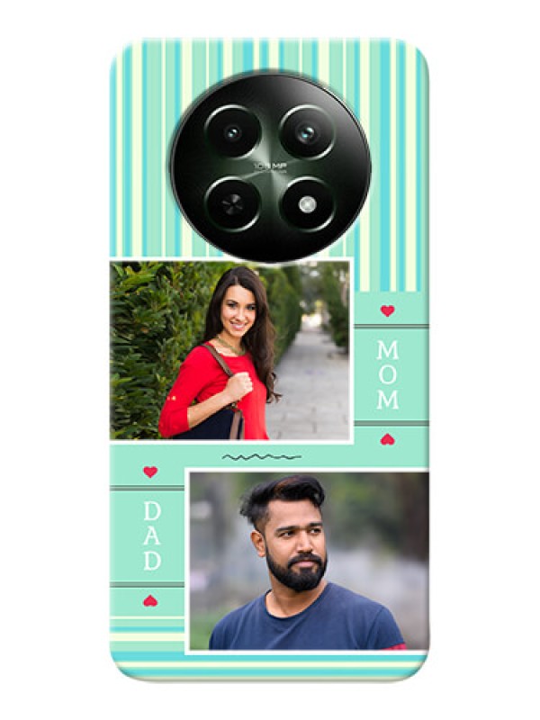 Custom Realme Narzo 70X 5G custom mobile phone covers: Mom & Dad Pic Design