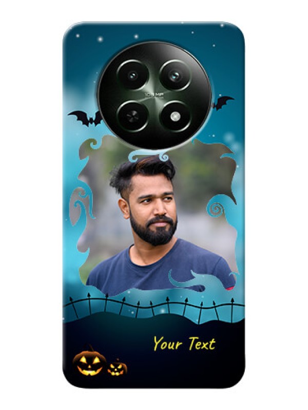 Custom Realme Narzo 70X 5G Personalised Phone Cases: Halloween frame design