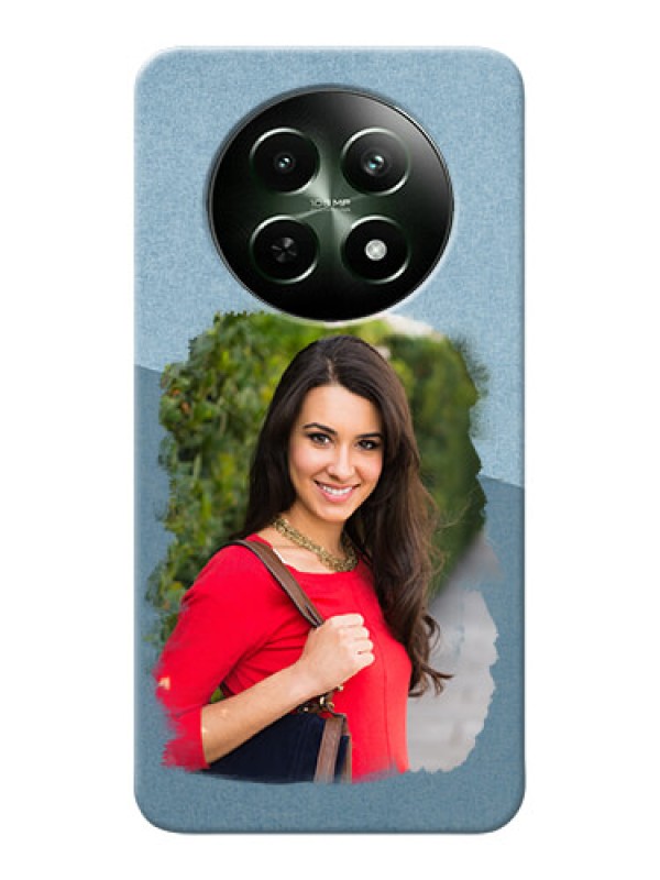 Custom Realme Narzo 70X 5G custom mobile phone covers: Grunge Line Art Design