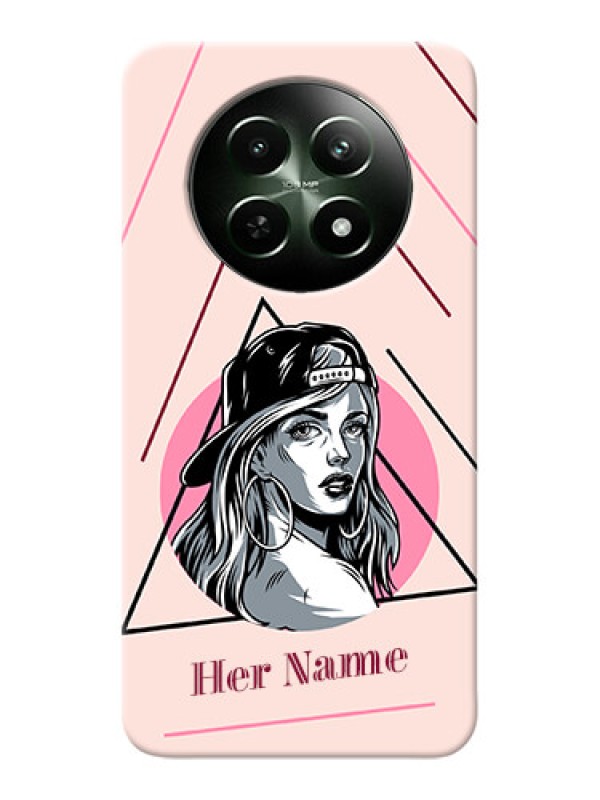 Custom Realme Narzo 70X 5G Personalized Phone Case with Rockstar Girl Design