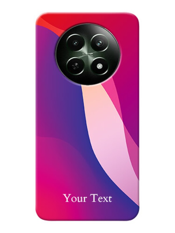 Custom Realme Narzo 70X 5G Personalized Phone Case with Digital abstract Overlap Design