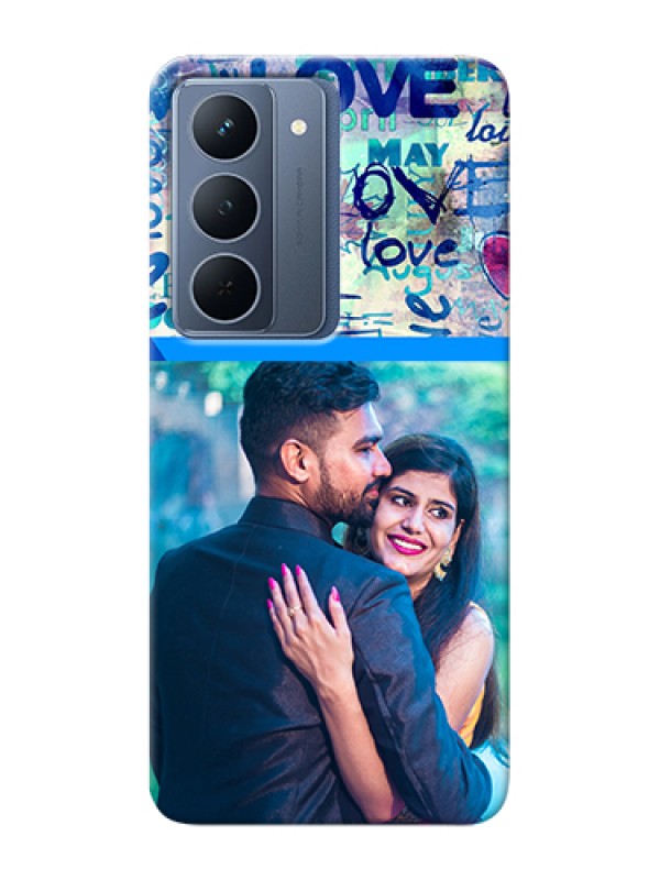 Custom Narzo 80x 5G Custom Hard Phone Case - Colorful Love Design