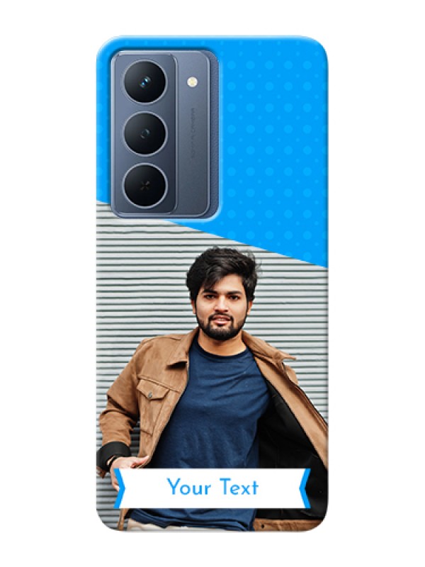 Custom Narzo 80x 5G Custom Hard Phone Case - Simple Blue Color Design