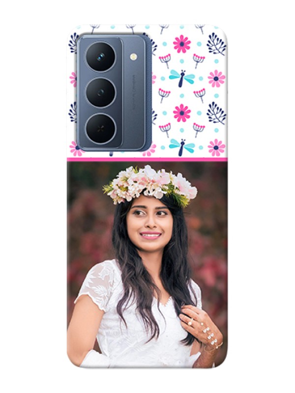 Custom Narzo 80x 5G Custom Hard Phone Case - Colorful Flower Design