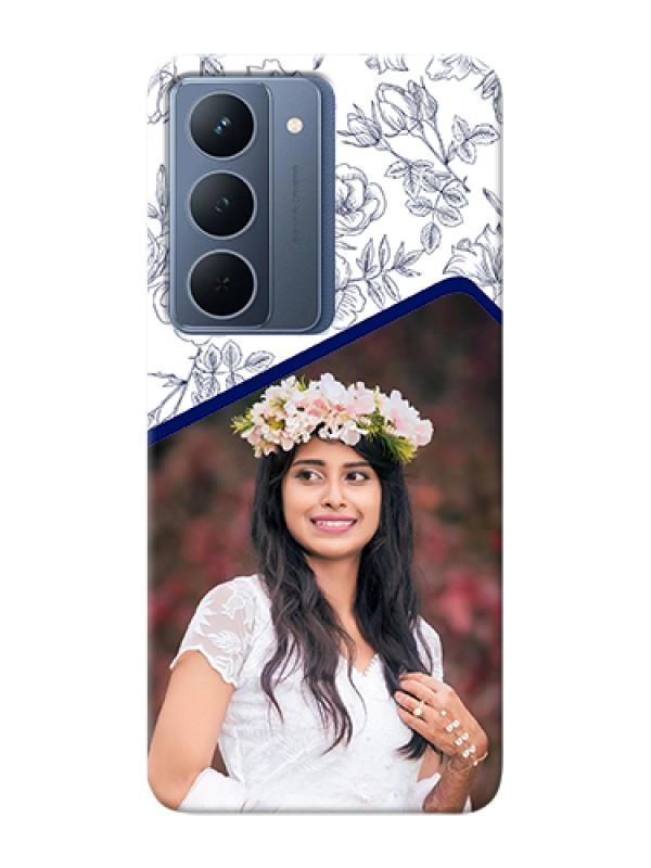 Custom Narzo 80x 5G Custom Hard Phone Case - Classy Floral Design