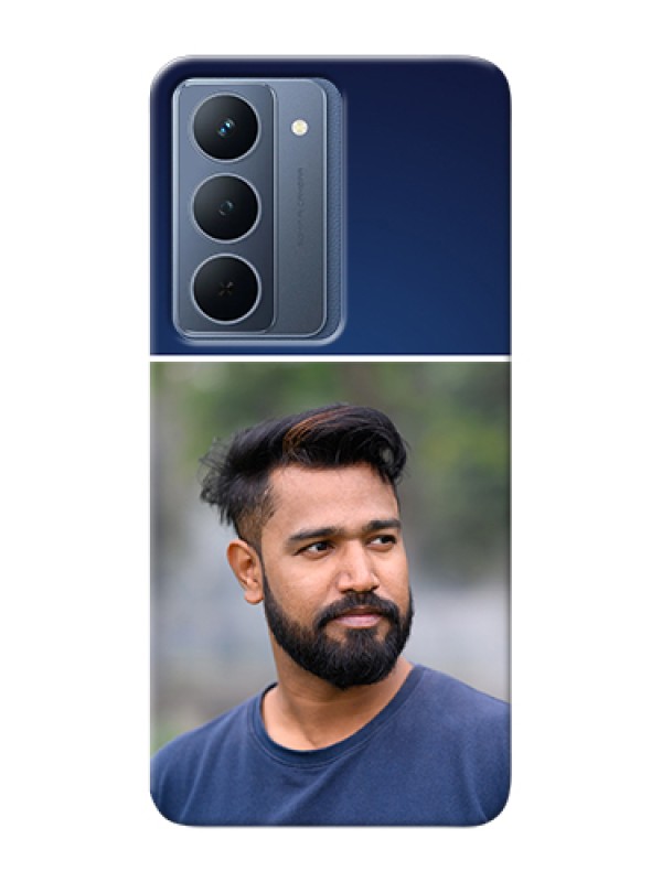 Custom Narzo 80x 5G Custom Hard Phone Case - Simple Royal Blue Design