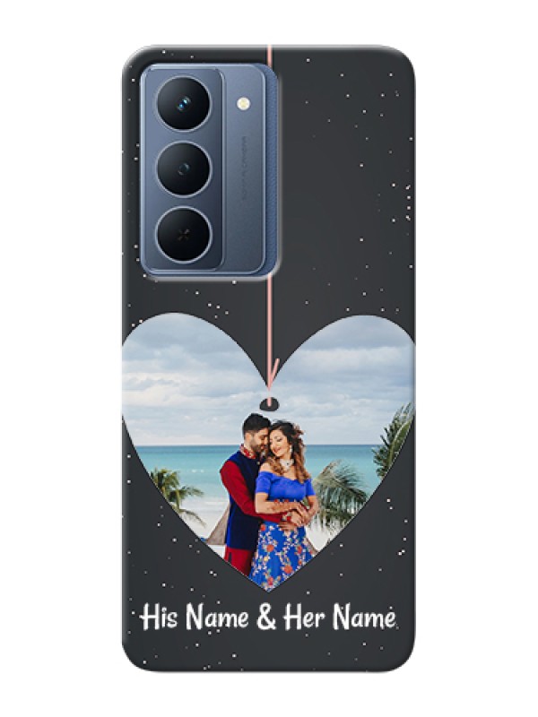 Custom Narzo 80x 5G Custom Hard Phone Case - Hanging Heart Design