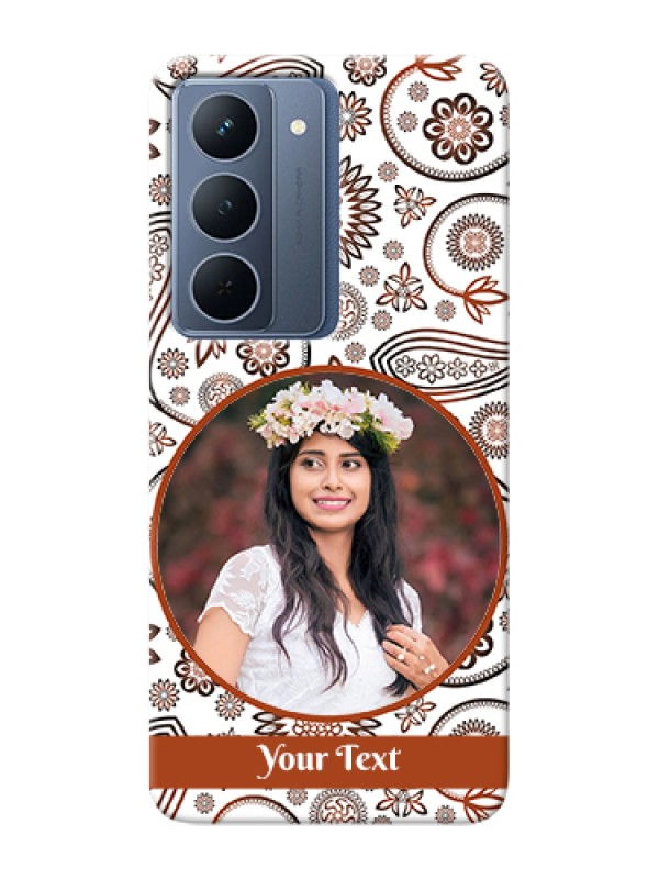 Custom Narzo 80x 5G Custom Hard Phone Case - Abstract Flower Design