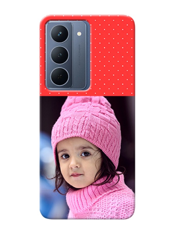 Custom Narzo 80x 5G Custom Hard Phone Case - Red Pattern Design