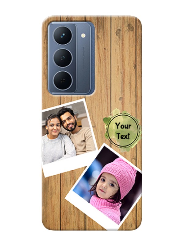 Custom Narzo 80x 5G Custom Hard Phone Case - Wooden Texture Design