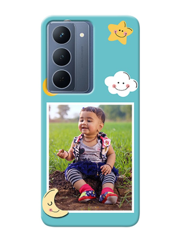Custom Narzo 80x 5G Custom Hard Phone Case - Smiley Kids Stars Design