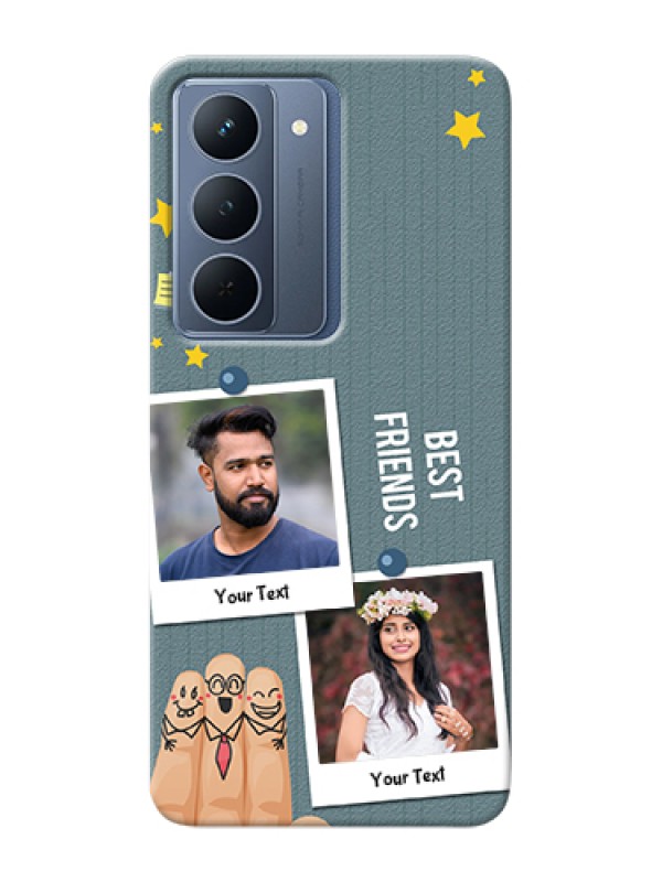 Custom Narzo 80x 5G Custom Hard Phone Case - Sticky Frames And Friendship Design